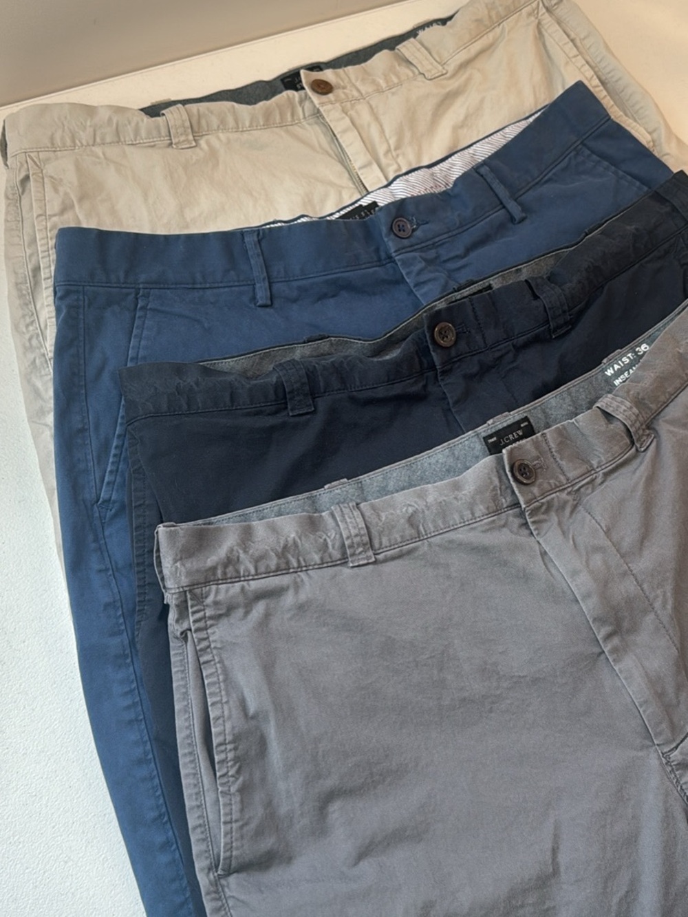 Four Men’s Chino Shorts — J.Crew & Bloomingdale’s